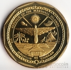 Маршалловы острова 10 долларов 1991 Самолет D.520