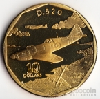 Маршалловы острова 10 долларов 1991 Самолет D.520