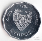 Кипр 5 милс 1982