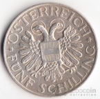 Австрия 5 шиллингов 1935