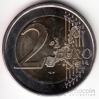 Финляндия 2 евро 2005 60-летие ООН