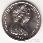 Новая Зеландия 50 центов 1969 Корабль