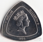 Бермуды 1 доллар 1998 Корабль