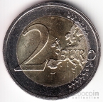 Нидерланды 2 евро 2012 10 лет евровалюте