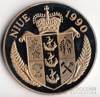 Ниуэ 5 долларов 1990 Чемпионат по футболу (BU)