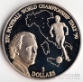 Ниуэ 5 долларов 1990 Чемпионат по футболу (BU)