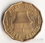 Фиджи 3 пенса 1965