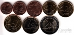 Ирландия набор 8 монет евро 2012