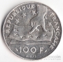 Франция 100 франков 1991 Дескарт