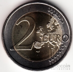 Португалия 2 евро 2010 100 лет Республике