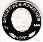 КНДР 100 вон 1997 Панды