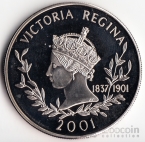 Фолклендские острова 50 пенсов 2001 Правление Королевы Виктории