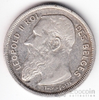 Бельгия 2 франка 1909 Belges