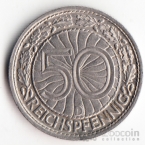 Германия 50 пфеннигов 1937 D