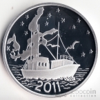 Финляндия 20 евро 2011 Балтийское море (proof)
