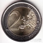 Италия 2 евро 2012 10 лет евровалюте