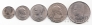   5  1962-1969 - 1, 5, 10, 25, 50 