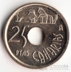 Испания 25 песет 1994 Канарские острова