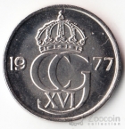 Швеция 25 оре 1977