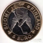 Финляндия 5 евро 2012 Хоккей