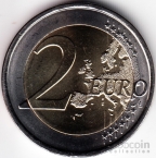 Португалия 2 евро 2009 10 лет евро