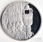 Соломоновы острова 5 долларов 2002 Парламент (серебро)