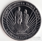 Южная Георгия и Южные Сандвичевы острова 2 фунта 2011 Свадьба №1
