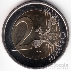 Люксембург 2 евро 2006 Принц Гийом