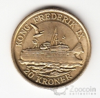 Дания 20 крон 2012 Паром Фредерик IX