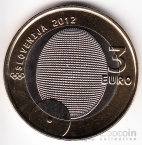 Словения 3 евро 2012