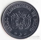 Боливия 50 сентаво 2010