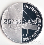 Аруба 25 флоринов 2000 Олимпийские игры