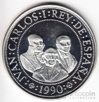 Испания 2000 песет 1990 Идальго, Морелос и Хуарез