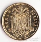 Испания 1 песета 1966