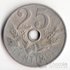 Испания 25 сентим 1927