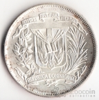 Доминиканская Респ. 1/2 песо 1961