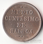 Панама 1/2 сентезимо 1907