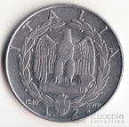 Италия 2 лиры 1939-1940