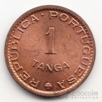 Индия - Португальская Индия 1 танга 1952