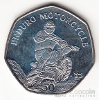 Остров Мэн 50 пенсов 2012 Мотоспорт