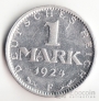 Германия 1 марка 1924 F