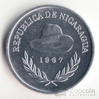 Никарагуа 25 сентаво 1987