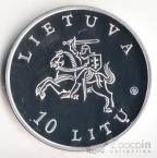 Литва 10 лит 2010