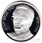 Югославия 1000 динара 1980 Смерть Иосипа Броз Тито (Proof)