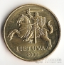 Литва 20 центов 2008