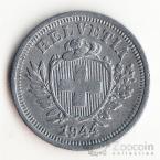 Швейцария 1 раппен 1944