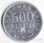 Германия 500 марок 1923 G
