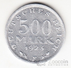 Германия 500 марок 1923 F