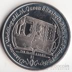 Брит. Виргинские острова 1 доллар 2007 60 лет Свадьбы №3