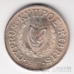 Кипр 1 фунт 1997 Черепаха
